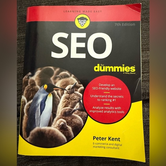 Peter Kent Other - SEO for Dummies Book
